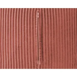 Beliani MUKKI - Poef - Rood - Corduroy Outlet