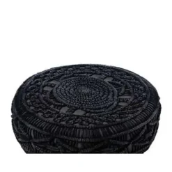 Beliani MUNDRA - Hocker - Grijs - Katoen Hot