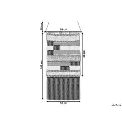 Beliani MURIDKE - Wanddecoratie - Beige - Katoen Hot