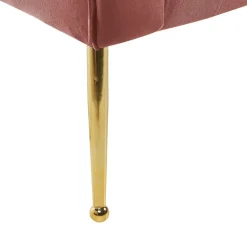 Beliani NANTILLY - Chaise longue - Roze - Symmetrisch - Fluweel