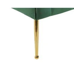 Beliani NANTILLY - Chaise longue - Groen - Symmetrisch - Fluweel Discount