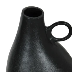 Beliani NARBADA - Decoratieve vaas - Zwart - Aluminium Online