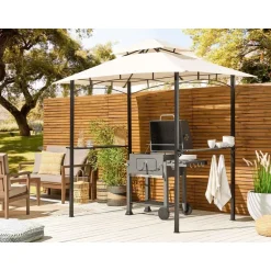 Beliani NARO - Tuinpaviljoen - Beige - Staal New