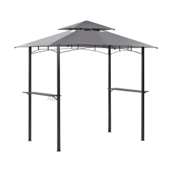 Beliani NARO - Tuinpaviljoen - Grijs - Staal Sale