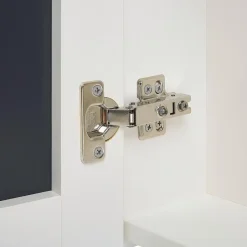 Beliani NAVARRA - Badkamermeubel - Wit - Multiplex Online