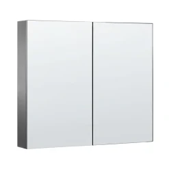 Beliani NAVARRA - Badkamermeubel - Zwart - 80 x 70 cm - Multiplex Online