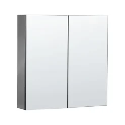 Beliani NAVARRA - Badkamermeubel - Zwart - Multiplex Outlet