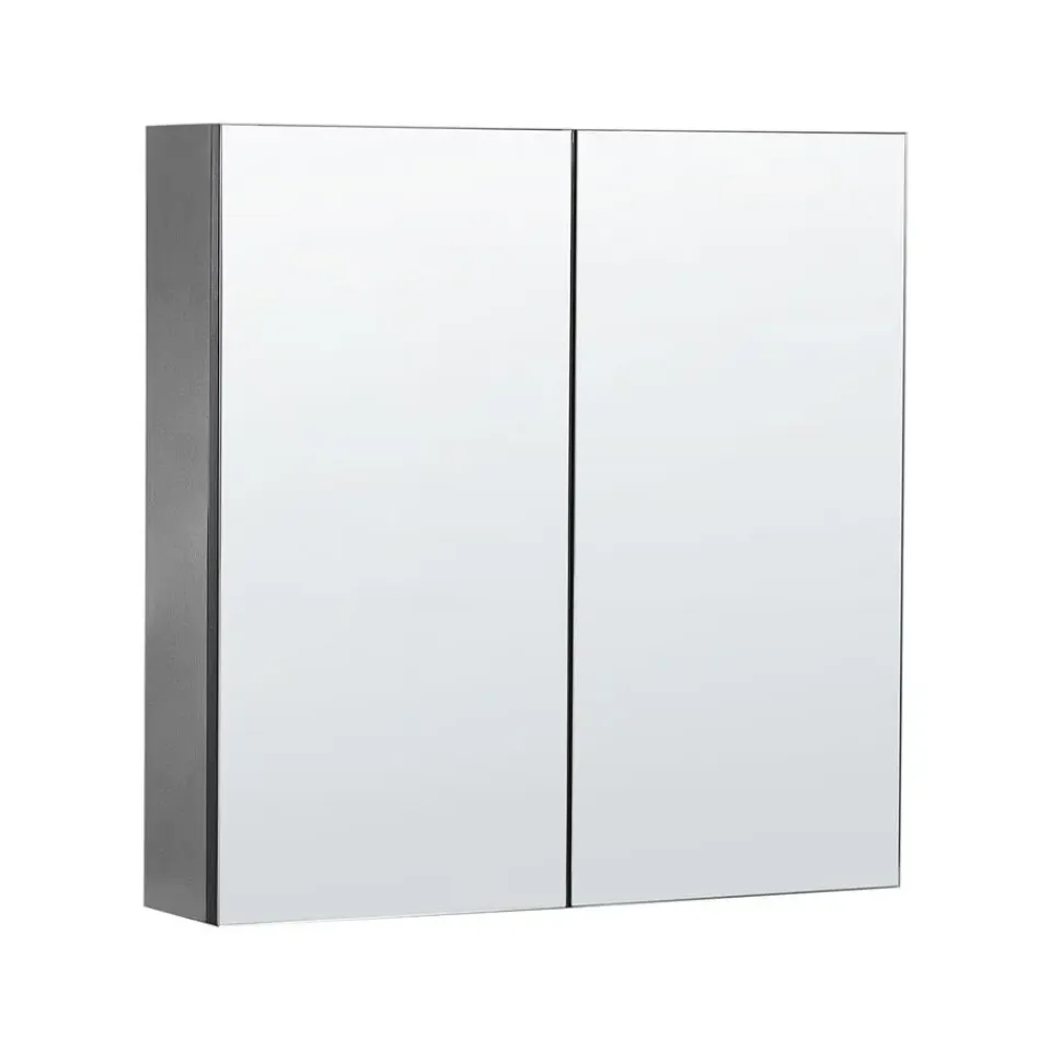 Beliani NAVARRA - Badkamermeubel - Zwart - Multiplex Outlet