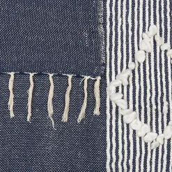 Beliani NEMLI - Plaid - Blauw - 130 x 150 cm - Acryl Clearance