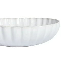 Leen Bakker NETTLE - Diepe borden set van 4 - Gebroken wit - Steengoed Discount