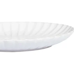 Leen Bakker NETTLE - Dinerborden set van 8 - Wit - Steengoed Discount