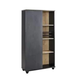 Leen Bakker New York Compact boekenkast kast zwart tienerkamer Clearance