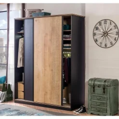 Leen Bakker New York schuifdeur kledingkast tienerkamer Outlet