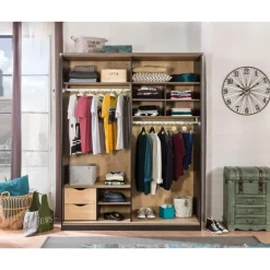 Leen Bakker New York schuifdeur kledingkast tienerkamer Outlet