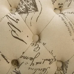 Beliani NIMES - Chaise longue - Beige - Rechterzijde - Polyester Outlet