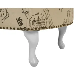 Beliani NIMES - Chaise longue - Beige - Linkerzijde - Polyester Outlet