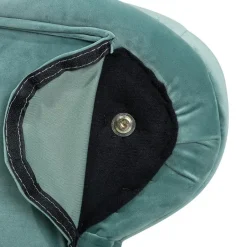 Beliani NIMES - Chaise longue - Mintgroen - Linkerzijde - Fluweel Clearance