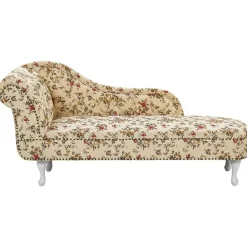Beliani NIMES - Chaise longue - Multicolor - Linkerzijde - Polyester New