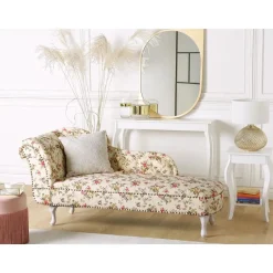 Beliani NIMES - Chaise longue - Multicolor - Linkerzijde - Polyester New