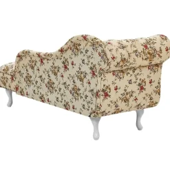 Beliani NIMES - Chaise longue - Multicolor - Linkerzijde - Polyester New