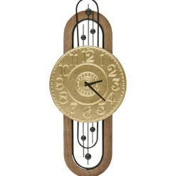 Leen Bakker NOBELIUM - Wandklok - Goud - IJzer Hot