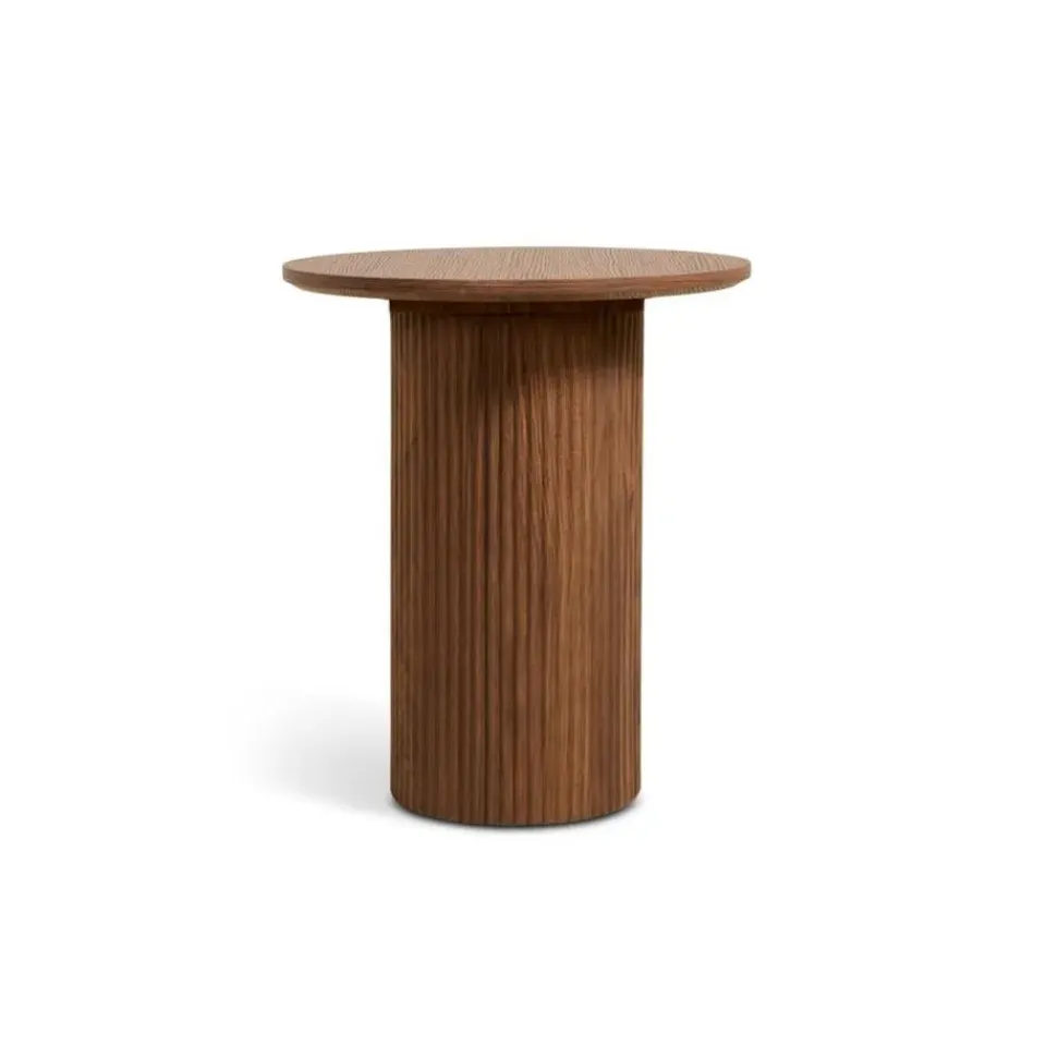 HomeMixx Nora Bijzettafel - Ø40cm Walnoot Best