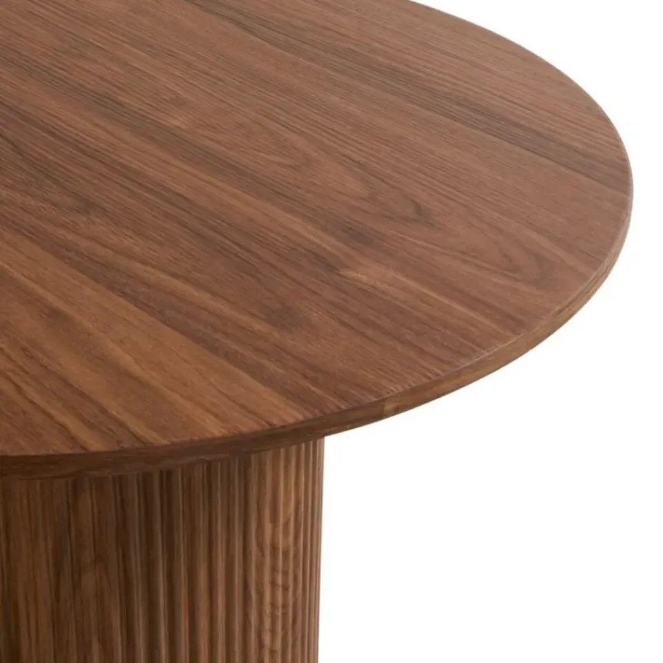 HomeMixx Nora Bijzettafel - Ø40cm Walnoot Best