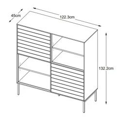 Nordic Home - Alec wandkast Sale