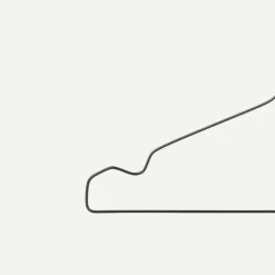 Nordix Kledinghangers set 75 stuks Metaal Zwart Draadhanger Kleerhangers New