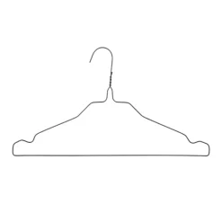 Nordix Kledinghangers set 100 stuks Metaal Zwart Draadhanger Kleerhangers Hot