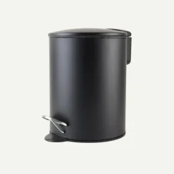 Nordix Pedaalemmer 3 Liter Badkamer Toilet Zwart Metaal Discount
