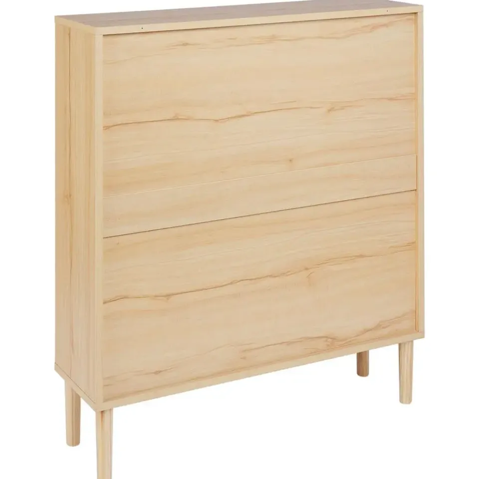 Beliani NORRIS - Schoenenkast - Lichthout - Spaanplaat Sale