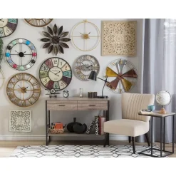 Beliani NOTTWIL - Wandklok - Goud - IJzer Clearance