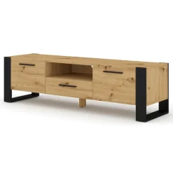 Homlando NUKA TV meubel ladekast 160 cm eiken artisan Hot