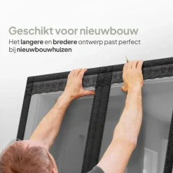 O'DADDY Deurgordijn Deluxe FIBER - Magnetisch Vliegengordijn 150x260 Zwart Sale