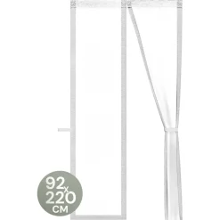 O'DADDY Deurgordijn Deluxe FIBER 92x220 - Magnetisch Vliegengordijn Wit Clearance