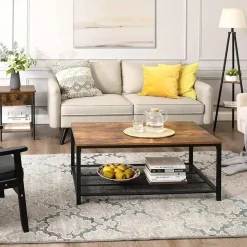 O'DADDY Industrieel Nachtkastje met Lade - 40x40x55 cm - Modern Bruin Clearance