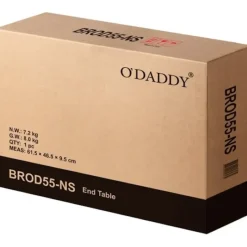 O'DADDY Industrieel Nachtkastje met Lade - 40x40x55 cm - Modern Bruin Clearance