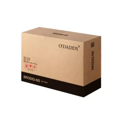 O'DADDY Industrieel Nachtkastje met Deur - 40x40x60 cm - Modern Bruin New