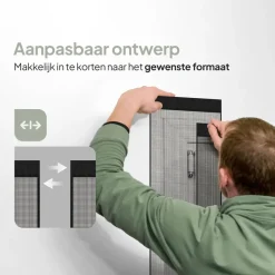 O'DADDY Lamellenhor - 100x260 cm - Deurgordijn zwart Hot