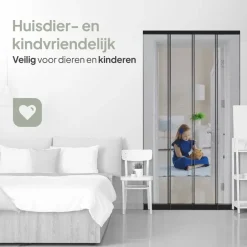 O'DADDY Lamellenhor - 100x260 cm - Deurgordijn zwart Hot