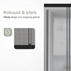 O'DADDY Lamellenhor - 100x260 cm - Deurgordijn zwart Hot