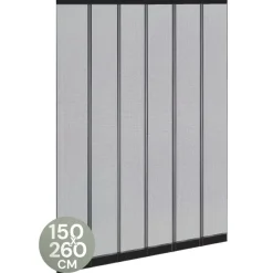 O'DADDY Lamellenhor 150x260 - Deurgordijn - zwart