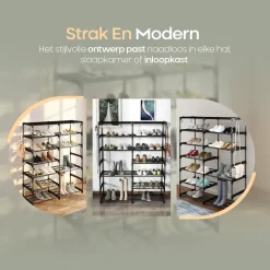 O'DADDY Schoenenrek 7 laags dubbele rij Hot