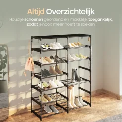 O'DADDY Schoenenrek 7 laags dubbele rij Hot