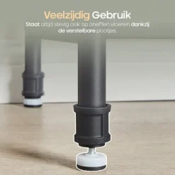 O'DADDY Staande Kapstok met Schoenenrek - 23 Haken - Bruin Outlet