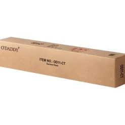 O'DADDY Verstelbaar Kledingrek op Wielen - 130 Kg Draagvermogen - Roestvrij Hot