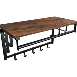 O'DADDY Wandkapstok met 5 Haken - 66x30x27 cm - Hangend - Bruin Outlet