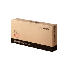 O'DADDY Wandkapstok met 5 Haken - 66x30x27 cm - Hangend - Bruin Outlet