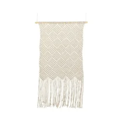 Beliani OKARA - Wanddecoratie - Beige - Katoen